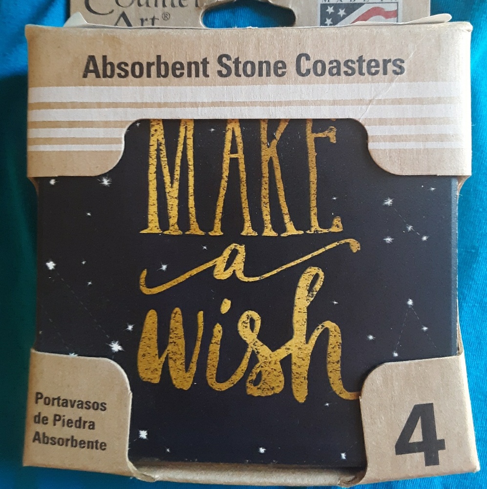 Counter Art set of 4 coasters